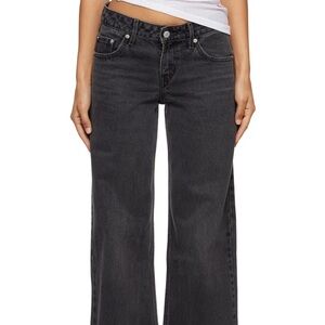 Levi’s low loose wash black wish me luck 27